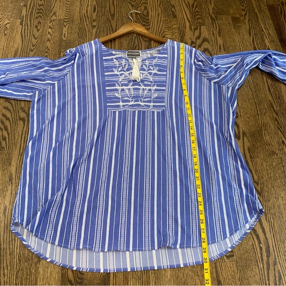 Guillaume stripe peasant blouse - Picture 5 of 7